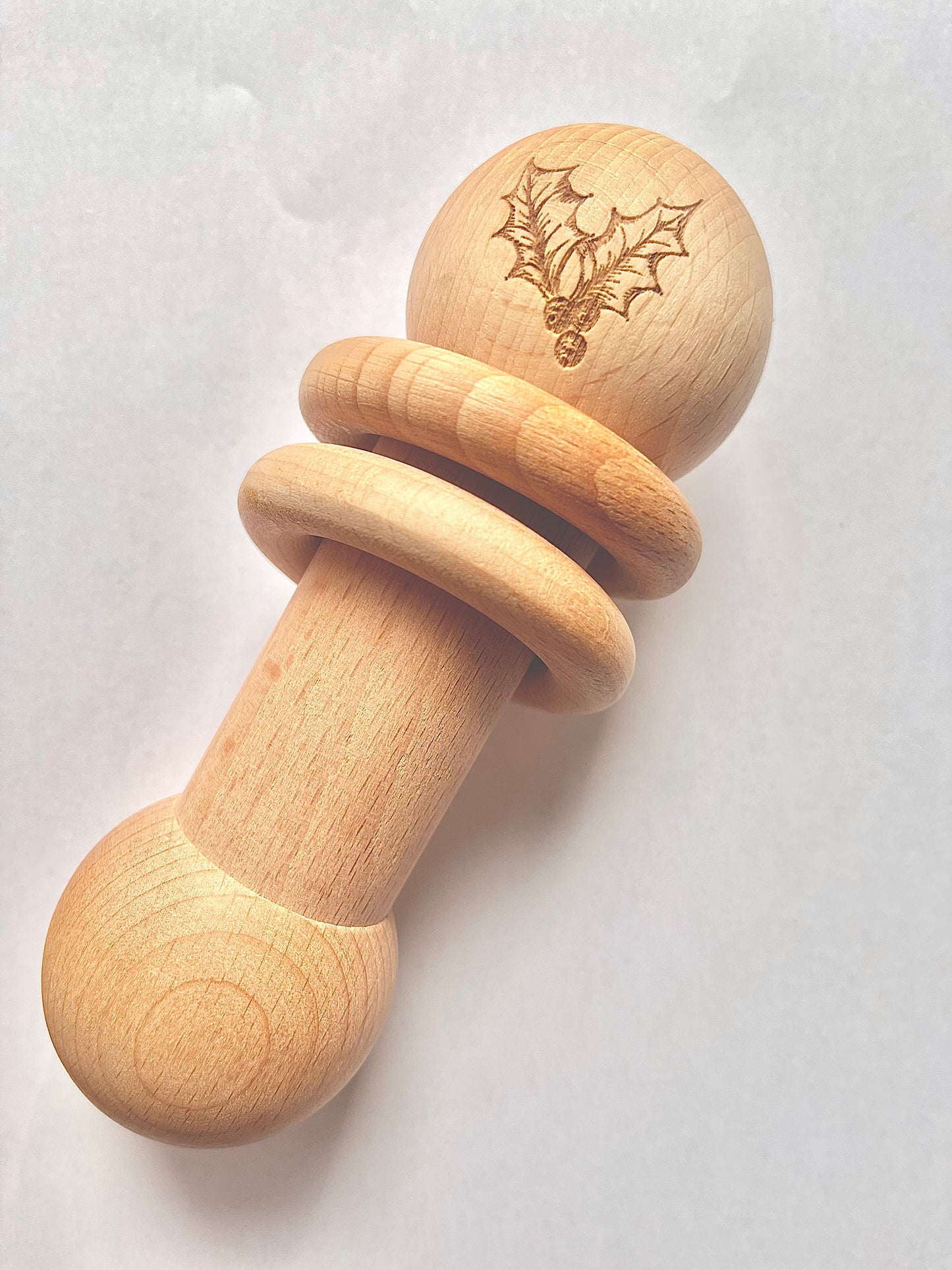 Christmas Hubble Rattle “Baby’s First Christmas 2024”