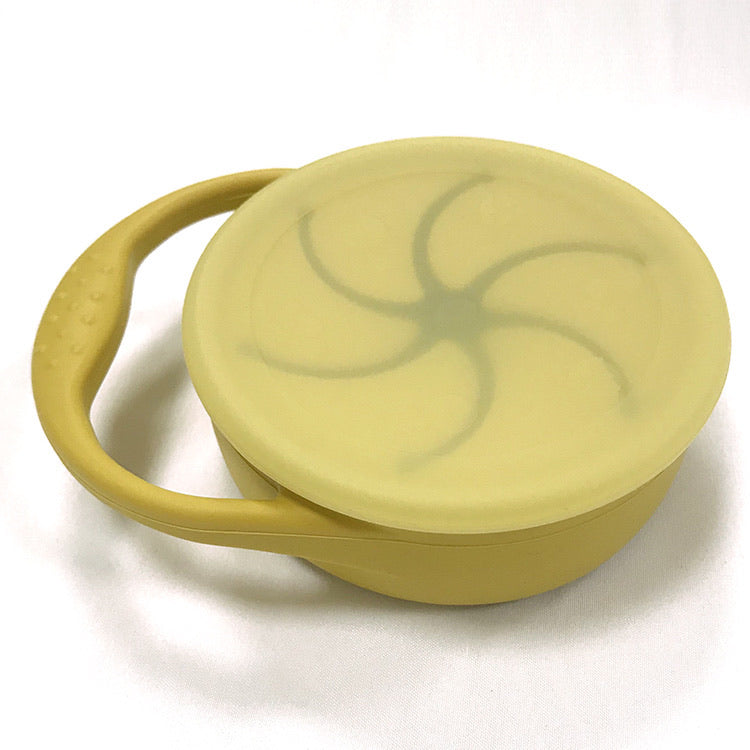 Collapsible Silicone Snack Cup with Lid