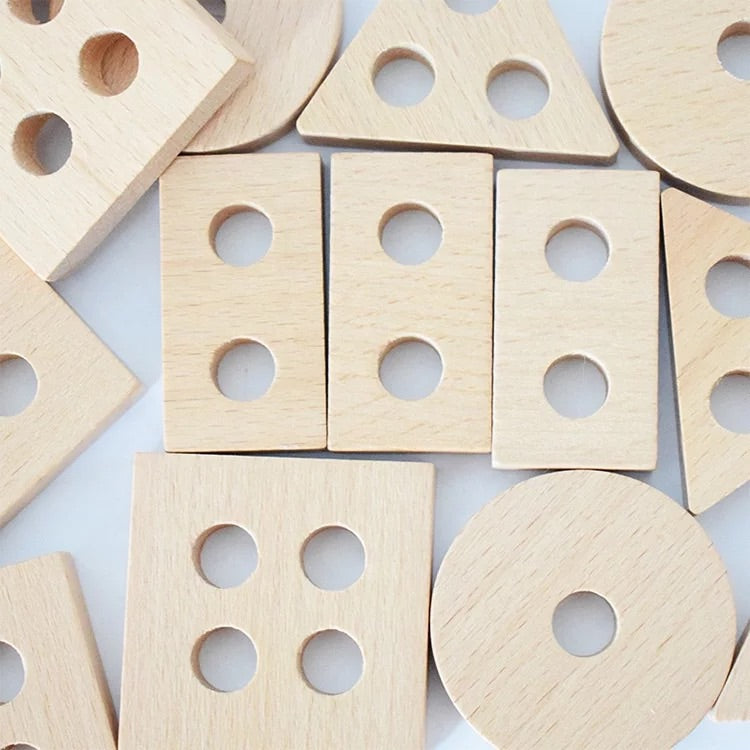Beechwood Shape Stacker