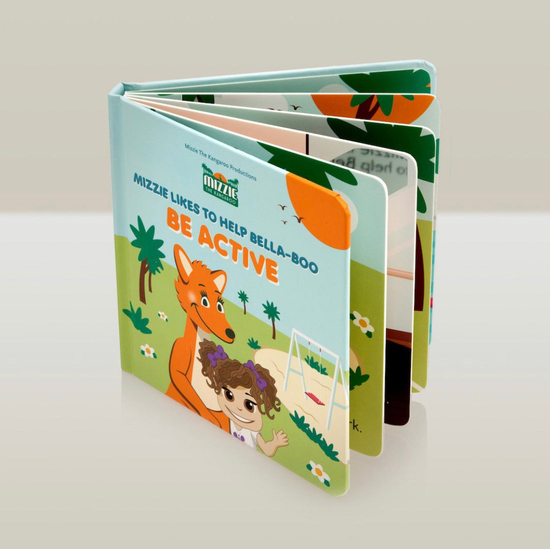 Be Active Interactive Touch and Feel Mizzie Baby Board Book
