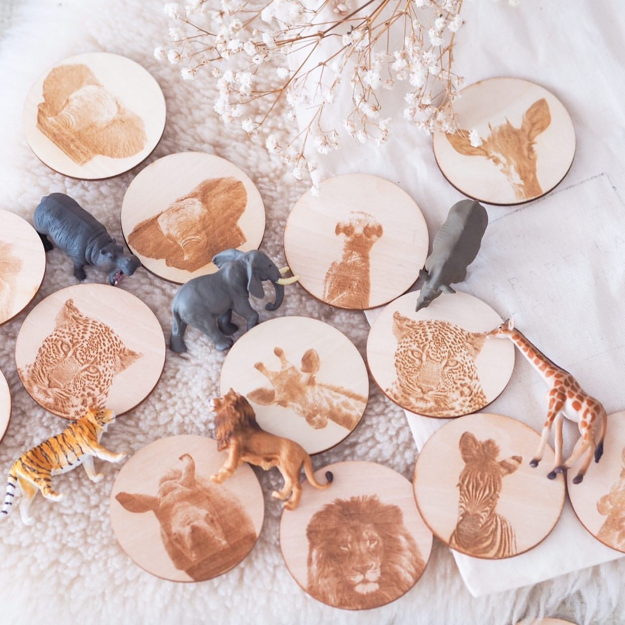 Safari Animals Memory Game