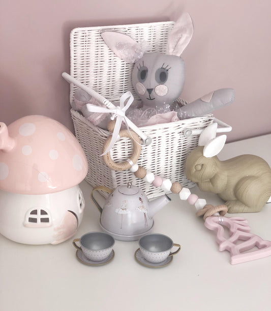 Silicone Bunny Pram Toy