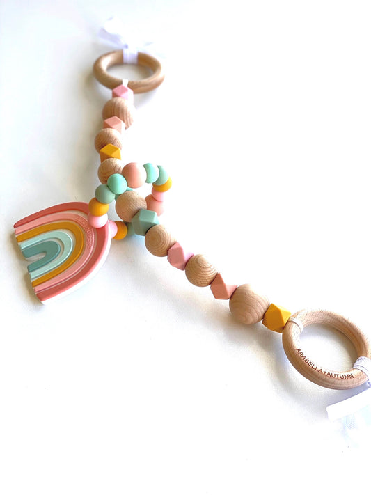 Pastel Rainbow Pram Garland