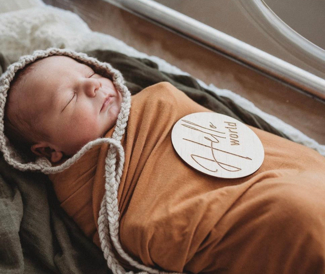 Stretchy Organic Bamboo Swaddle
