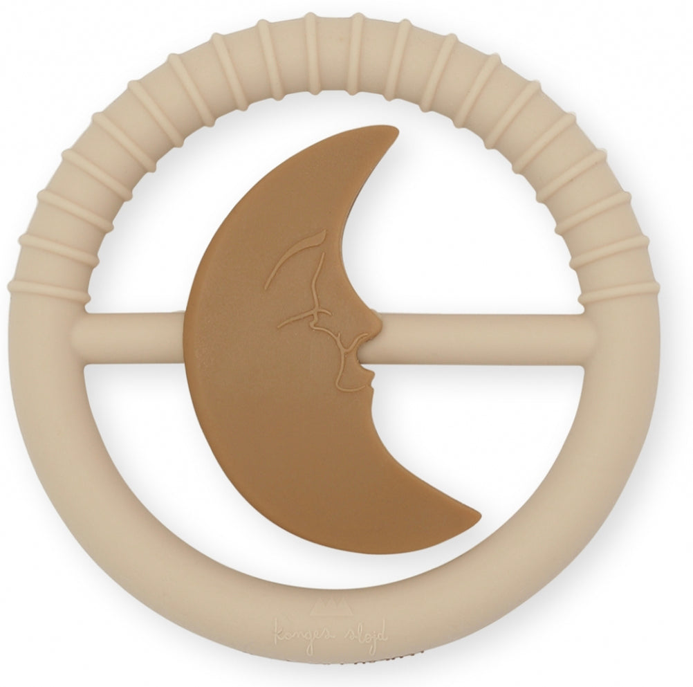 Silicone Moon Rattle
