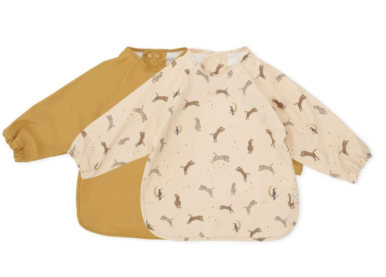 Long Sleeve Dinner Bib - 2 pack