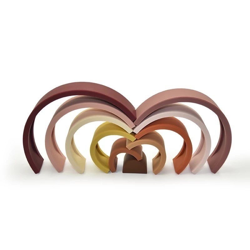 Silicone Rainbow Stacker