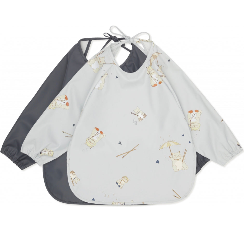 Long Sleeve Dinner Bib - 2 pack